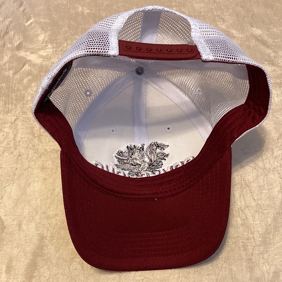 SC Gamecocks Snap Back Camo Trucker Hat - Picture 4 of 4